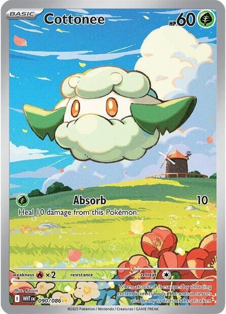 Cottonee 090/086 Holofoil SV: White Flare
