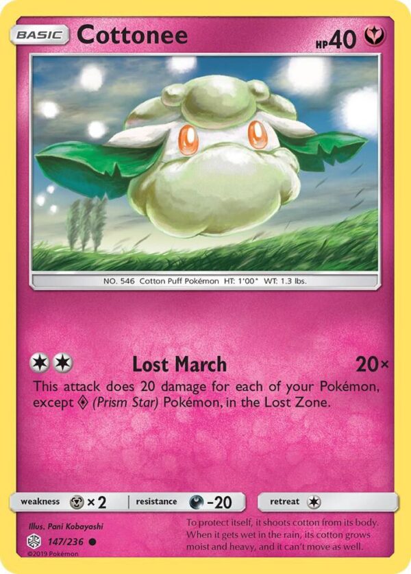 Cottonee 147/236 Normal SM – Cosmic Eclipse Cottonee 147/236 Normal SM – Cosmic Eclipse