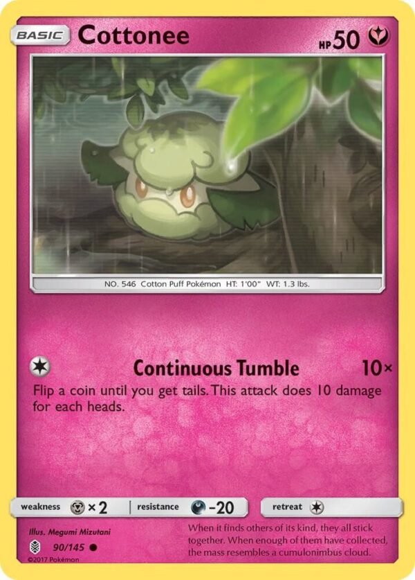 Cottonee 90/145 Reverse Holofoil SM – Guardians Rising