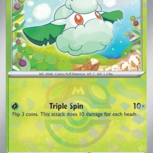 Cottonee (Master Ball Pattern) 007/131 Holofoil SV: Prismatic Evolutions