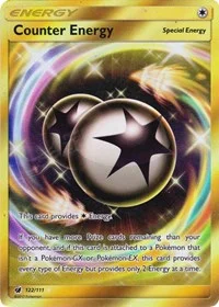 Counter Energy (Secret) | 122/111 | Holofoil | SM - Crimson Invasion