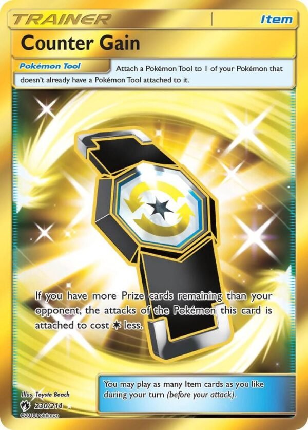Counter Gain (Secret) 230/214 Holofoil SM – Lost Thunder Counter Gain (Secret) 230/214 Holofoil SM – Lost Thunder