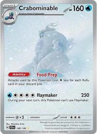 Crabominable | 149/142 | Holofoil | SV07: Stellar Crown Crabominable | 149/142 | Holofoil | SV07: Stellar Crown