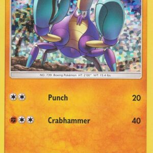 Crabrawler 7/12 007/012 Holofoil McDonald’s Promos 2017 Crabrawler 7/12 007/012 Holofoil McDonald’s Promos 2017