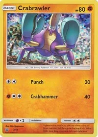 Crabrawler | 7/12 | 007/012 | Holofoil | McDonald's Promos 2017