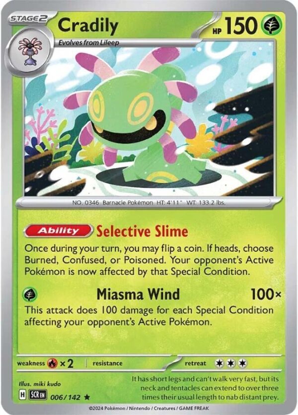 Cradily 006/142 Holofoil SV07: Stellar Crown