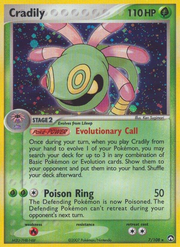 Cradily 7/108 Holofoil Power Keepers Cradily 7/108 Holofoil Power Keepers
