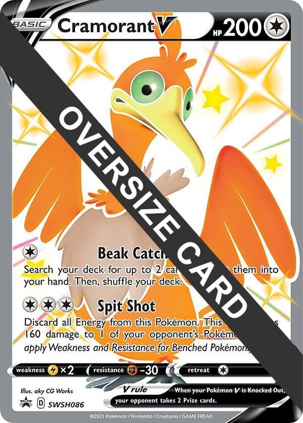Cramorant V SWSH086 Holofoil Jumbo Cards Cramorant V SWSH086 Holofoil Jumbo Cards