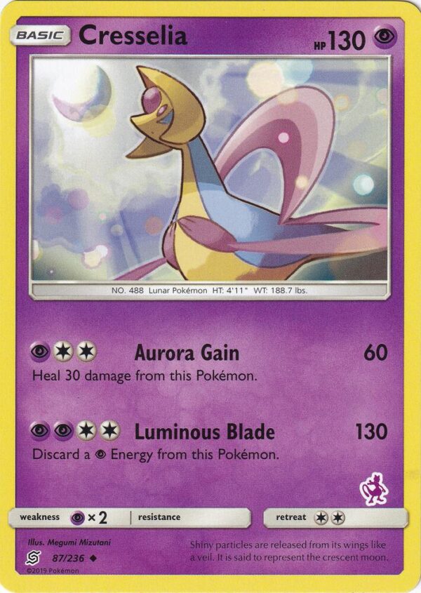 Cresselia 87/236 (Mewtwo Stamped) 087/236 Normal Battle Academy