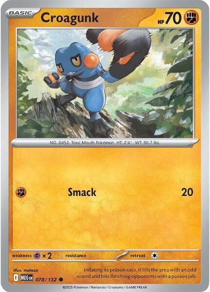 Croagunk 078/132 Normal ME01: Mega Evolution