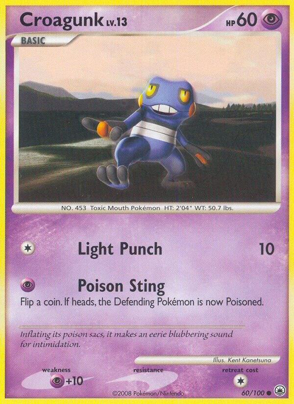 Croagunk 60/100 Normal Majestic Dawn Croagunk 60/100 Normal Majestic Dawn
