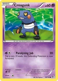 Croagunk (64) | 64/149 | Reverse Holofoil | Boundaries Crossed