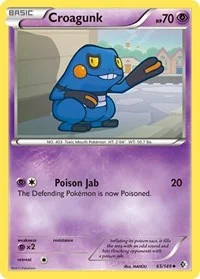 Croagunk (65) | 65/149 | Reverse Holofoil | Boundaries Crossed