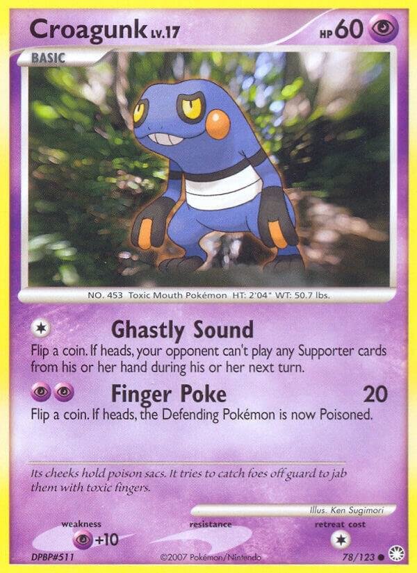 Croagunk 78/123 Normal Mysterious Treasures Croagunk 78/123 Normal Mysterious Treasures