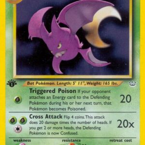 Crobat 04/64 1st Edition Holofoil Neo Revelation