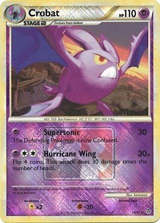 Crobat 14/95 (League Promo) 014/095 Reverse Holofoil League & Championship Cards Crobat 14/95 (League Promo) 014/095 Reverse Holofoil League & Championship Cards