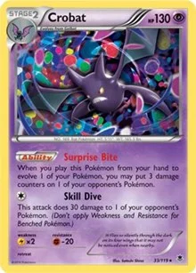 Crobat | 33/119 (Cosmos Holo) | 033/119 | Holofoil | Miscellaneous Cards & Products