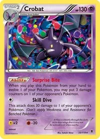 Crobat | 33/119 | Reverse Holofoil | XY - Phantom Forces