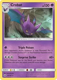Crobat | 56/149 | Reverse Holofoil | SM Base Set Crobat | 56/149 | Reverse Holofoil | SM Base Set