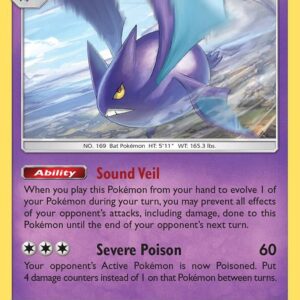 Crobat 66/214 Reverse Holofoil SM – Unbroken Bonds