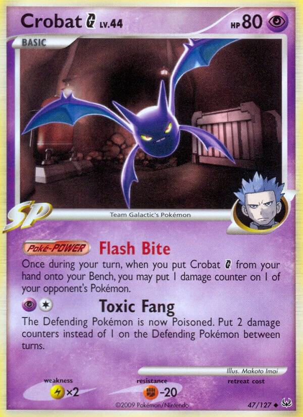 Crobat G 47/127 Reverse Holofoil Platinum