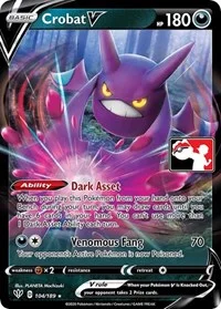 Crobat V | 104/189 | Holofoil | Prize Pack Series Cards