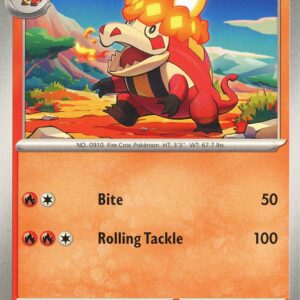 Crocalor 037/198 Normal SV01: Scarlet & Violet Base Set Crocalor 037/198 Normal SV01: Scarlet & Violet Base Set