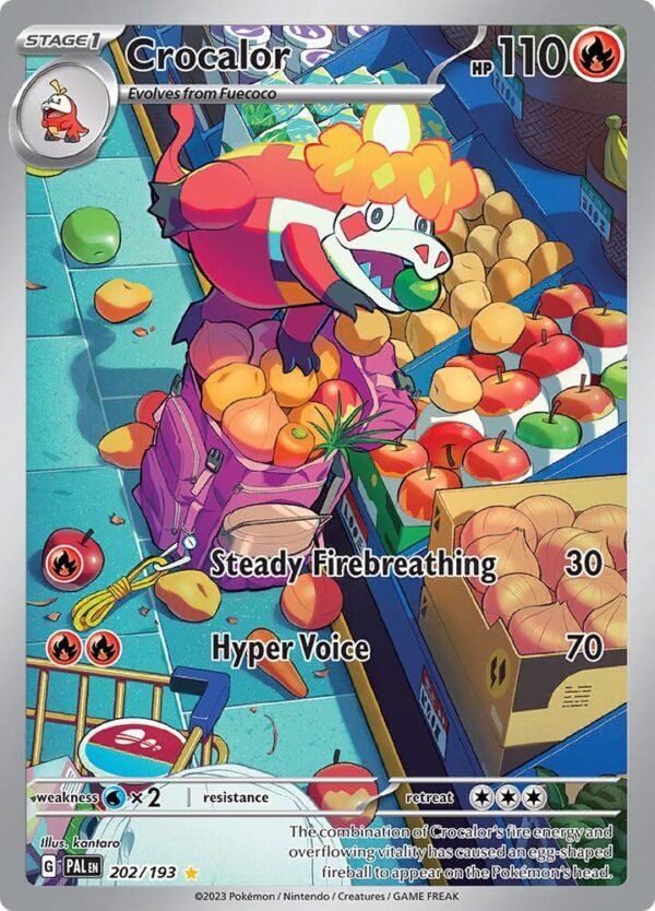 Crocalor 202/193 Holofoil SV02: Paldea Evolved