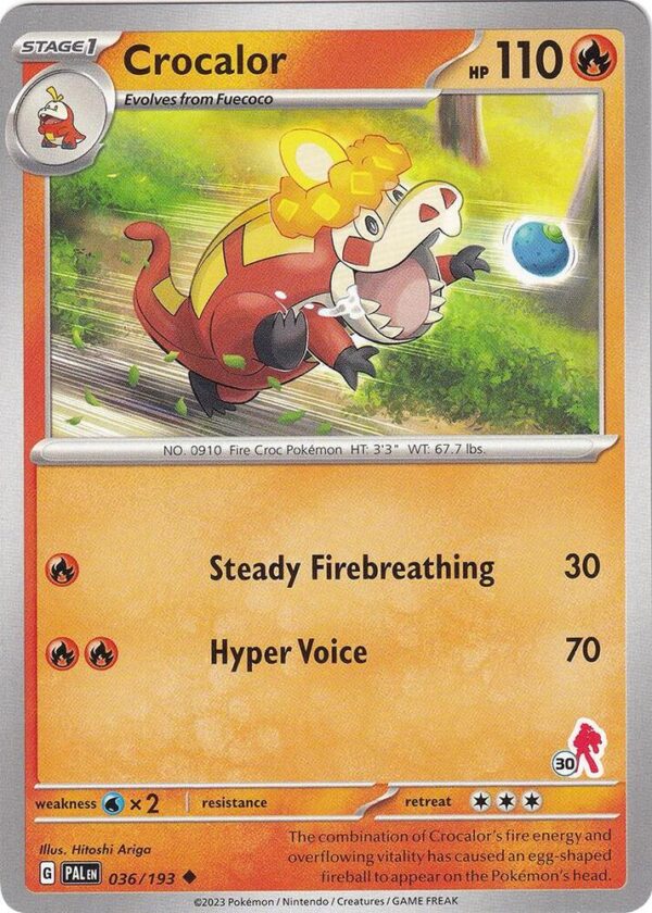 Crocalor Armarouge 30 036/193 Normal Battle Academy 2024