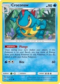 Croconaw | 19/73 | Reverse Holofoil | Shining Legends