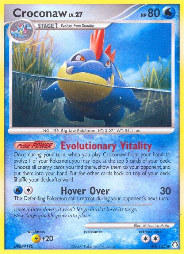 Croconaw 44/123 Normal Mysterious Treasures