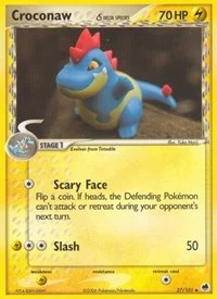 Croconaw (Delta Species) | 27/101 | Normal | Dragon Frontiers