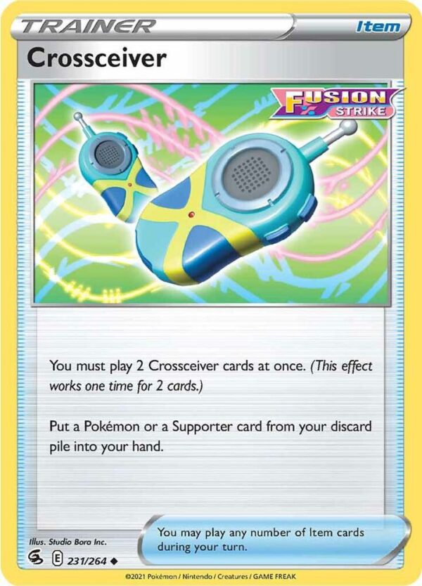 Crossceiver 231/264 Normal SWSH08: Fusion Strike Crossceiver 231/264 Normal SWSH08: Fusion Strike