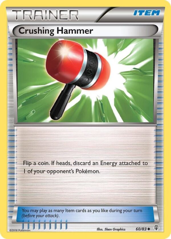 Crushing Hammer 60/83 Reverse Holofoil Generations