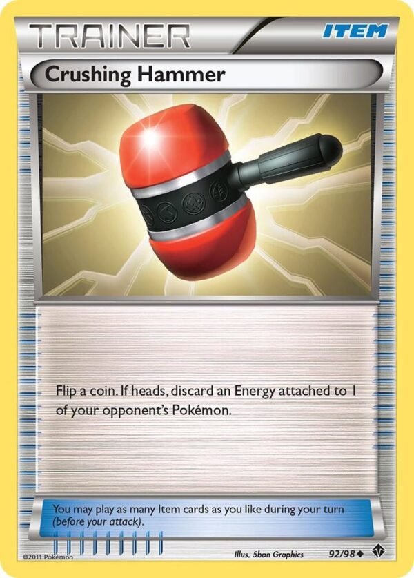 Crushing Hammer 92/98 Reverse Holofoil Emerging Powers Crushing Hammer 92/98 Reverse Holofoil Emerging Powers