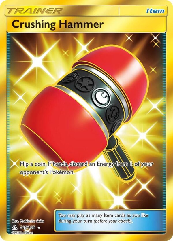 Crushing Hammer (Secret Rare) 166/156 Holofoil SM – Ultra Prism