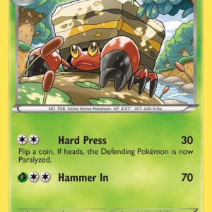 Crustle 14/113 Reverse Holofoil Legendary Treasures Crustle 14/113 Reverse Holofoil Legendary Treasures
