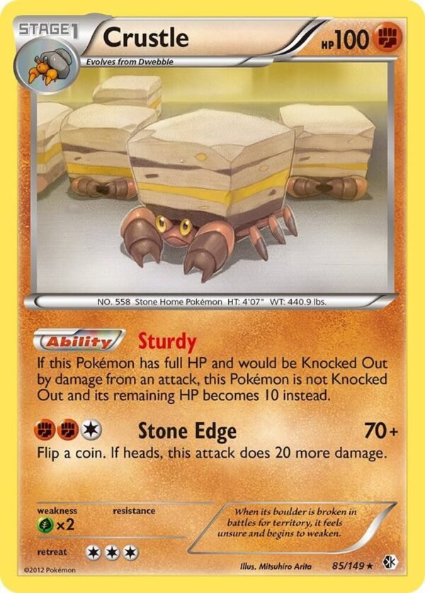 Crustle 85/149 Reverse Holofoil Boundaries Crossed