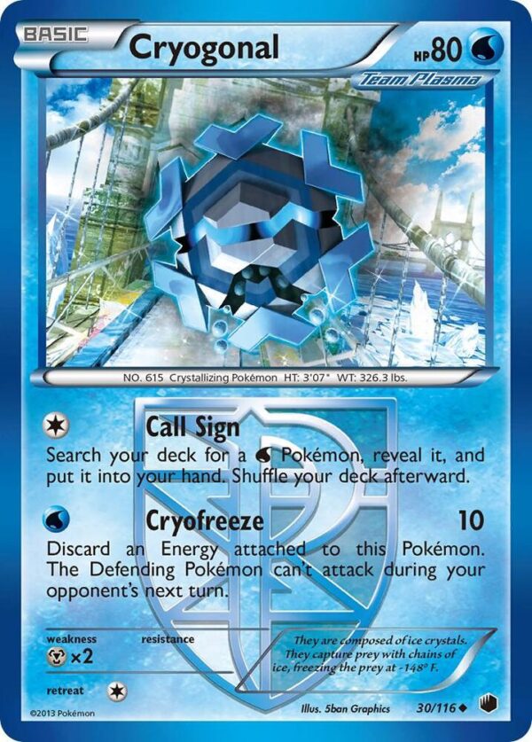 Cryogonal (Team Plasma) 30/116 Normal Plasma Freeze Cryogonal (Team Plasma) 30/116 Normal Plasma Freeze