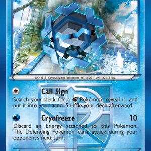 Cryogonal (Team Plasma) 30/116 Reverse Holofoil Plasma Freeze