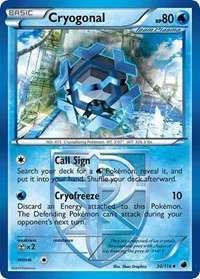 Cryogonal (Team Plasma) | 30/116 | Normal | Plasma Freeze