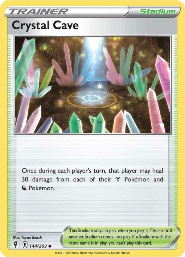 Crystal Cave 144/203 Normal SWSH07: Evolving Skies Crystal Cave 144/203 Normal SWSH07: Evolving Skies