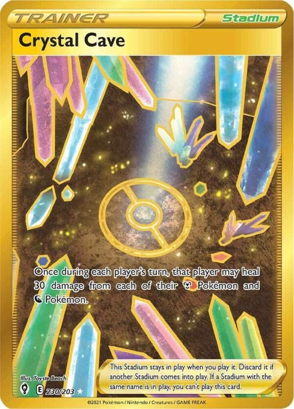 Crystal Cave (Secret) 230/203 Holofoil SWSH07: Evolving Skies Crystal Cave (Secret) 230/203 Holofoil SWSH07: Evolving Skies