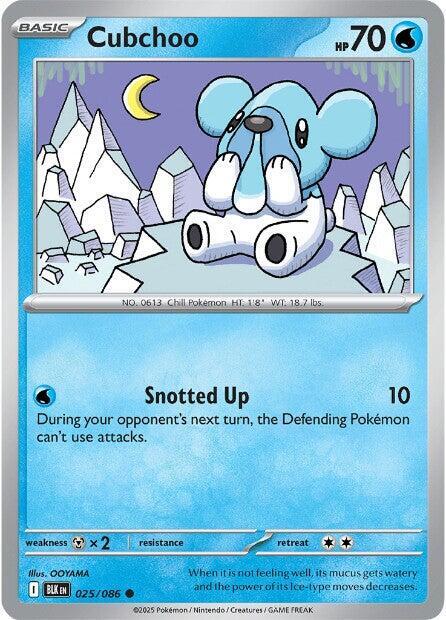 Cubchoo 025/086 Reverse Holofoil SV: Black Bolt Cubchoo 025/086 Reverse Holofoil SV: Black Bolt