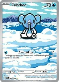 Cubchoo | 109/086 | Holofoil | SV: Black Bolt