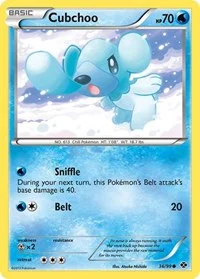 Cubchoo | 36/99 | Reverse Holofoil | Next Destinies
