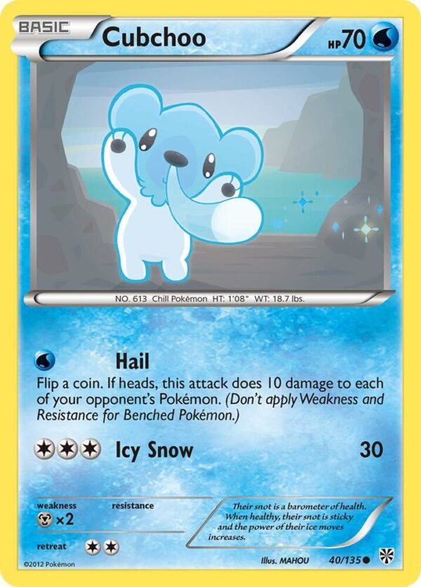 Cubchoo 40/135 Normal Plasma Storm