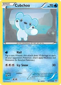 Cubchoo | 40/135 | Reverse Holofoil | Plasma Storm