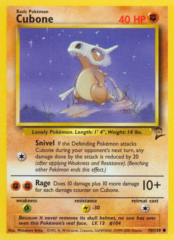 Cubone 070/130 Normal Base Set 2