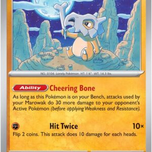 Cubone 104/165 Normal SV: Scarlet & Violet 151 Cubone 104/165 Normal SV: Scarlet & Violet 151